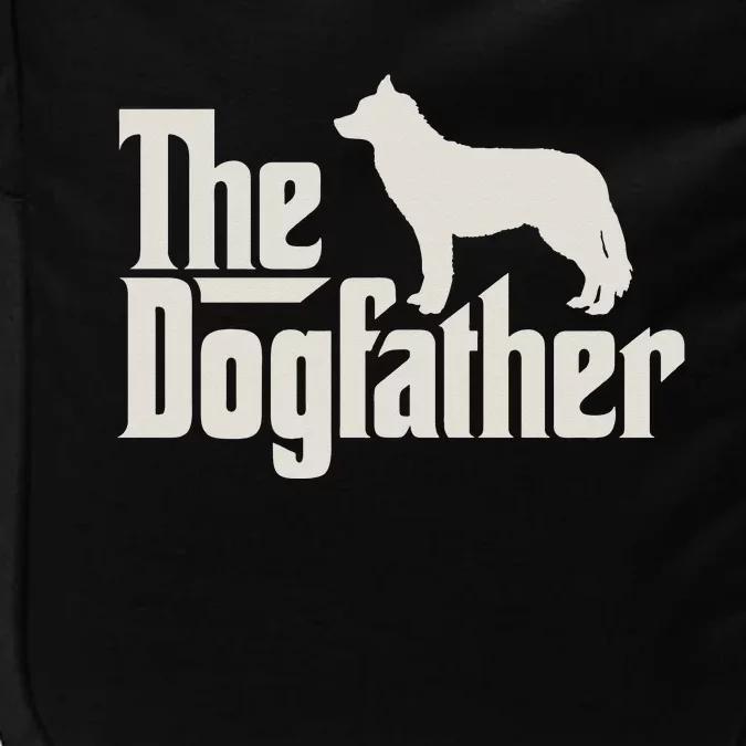 The Dogfather Siberian Husky Dog Dad Pullover Hoodie Impact Tech Backpack