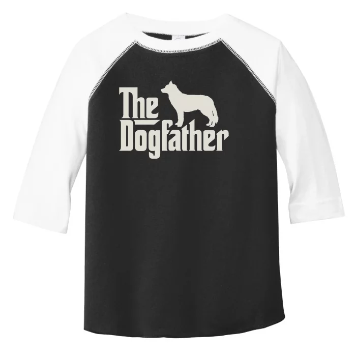 The Dogfather Siberian Husky Dog Dad Pullover Hoodie Toddler Fine Jersey T-Shirt