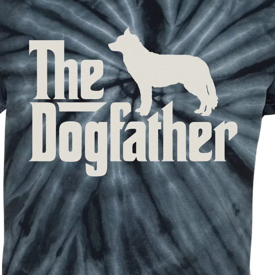 The Dogfather Siberian Husky Dog Dad Pullover Hoodie Kids Tie-Dye T-Shirt