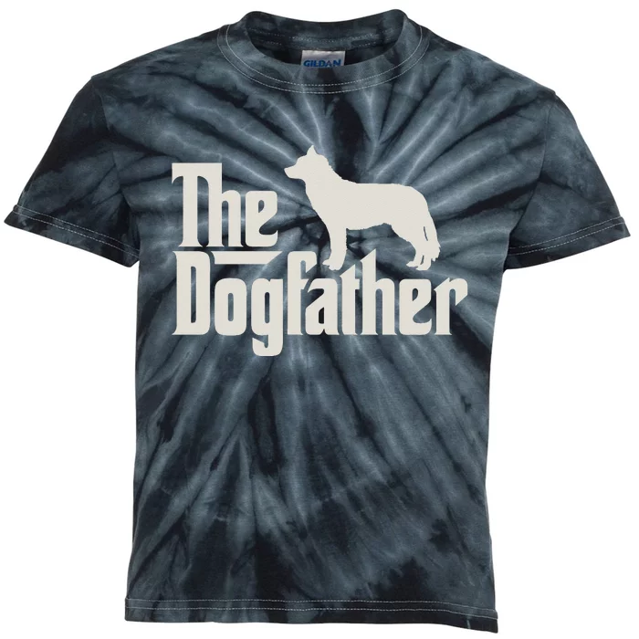 The Dogfather Siberian Husky Dog Dad Pullover Hoodie Kids Tie-Dye T-Shirt