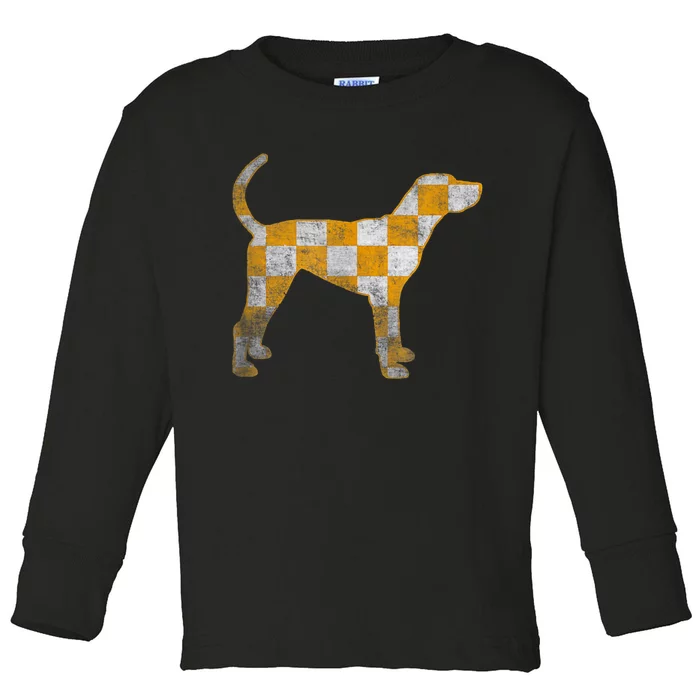 Tennessee Dog Sport Lovers Rocky Top Toddler Long Sleeve Shirt