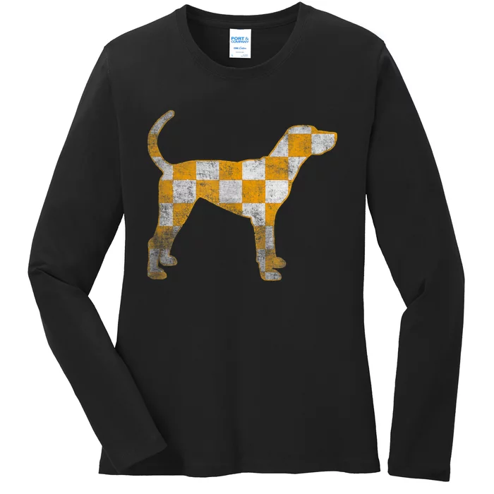 Tennessee Dog Sport Lovers Rocky Top Ladies Long Sleeve Shirt