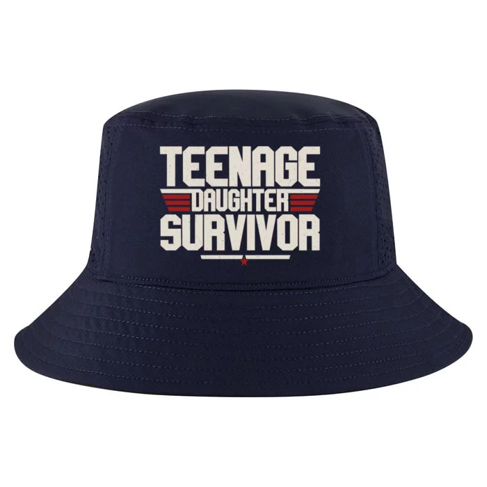 Teenage Daughter Survivor Funny Parent Gift Cool Comfort Performance Bucket Hat