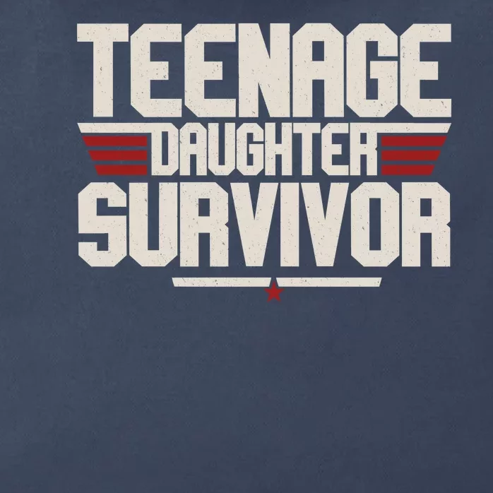 Teenage Daughter Survivor Funny Parent Gift Zip Tote Bag