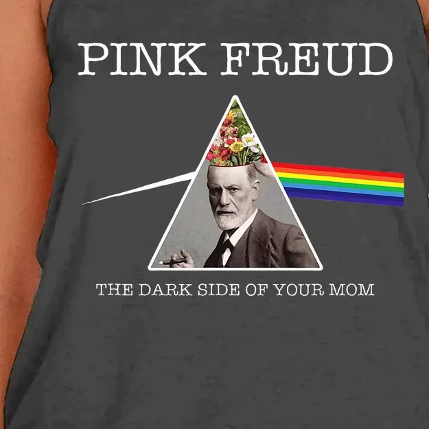 The Dark Side Of Your Mom Women's Knotted Racerback Tank