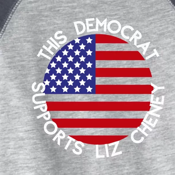 This Democrat Supports Liz Cheney Republican Trendy Gift Toddler Fine Jersey T-Shirt