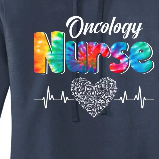 Tie Dye Stethoscope Oncology Nurse Day Nursing Scrub Life Great Gift Women's Pullover Hoodie