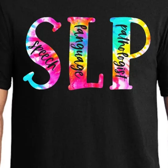 Tie Dye SLP Speech Language Pathologist Speech Therapy Pajama Set