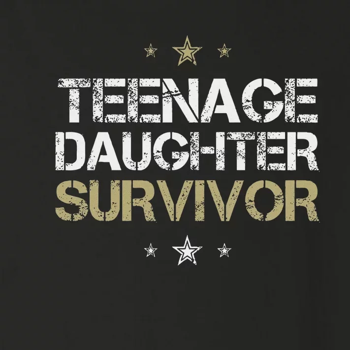 Teenage Daughter Survivor Funny Parent Toddler Long Sleeve Shirt