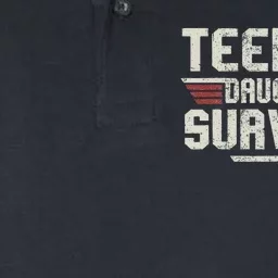 Teenage Daughter Survivor Vintage Dad Mom Softstyle Adult Sport Polo