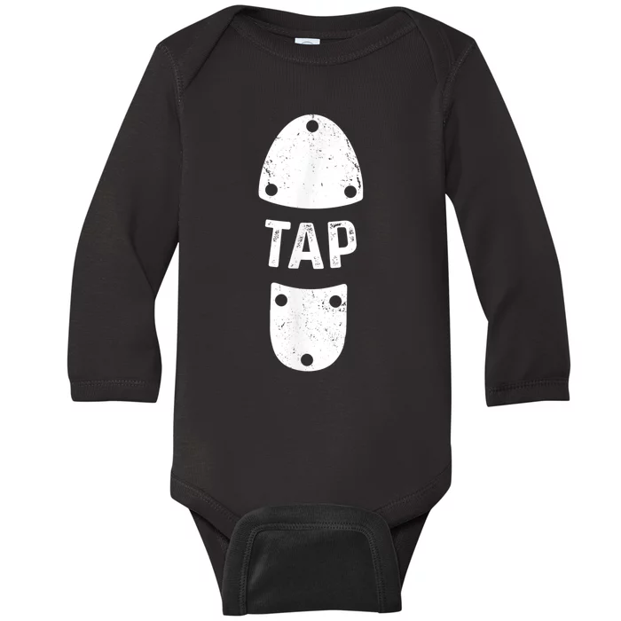 Tap Dancer Shoe Tap Dance Baby Long Sleeve Bodysuit