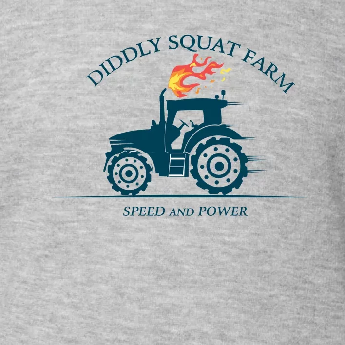 Tractor Diddly Squat Farm Speed And Power Toddler Sweatshirt