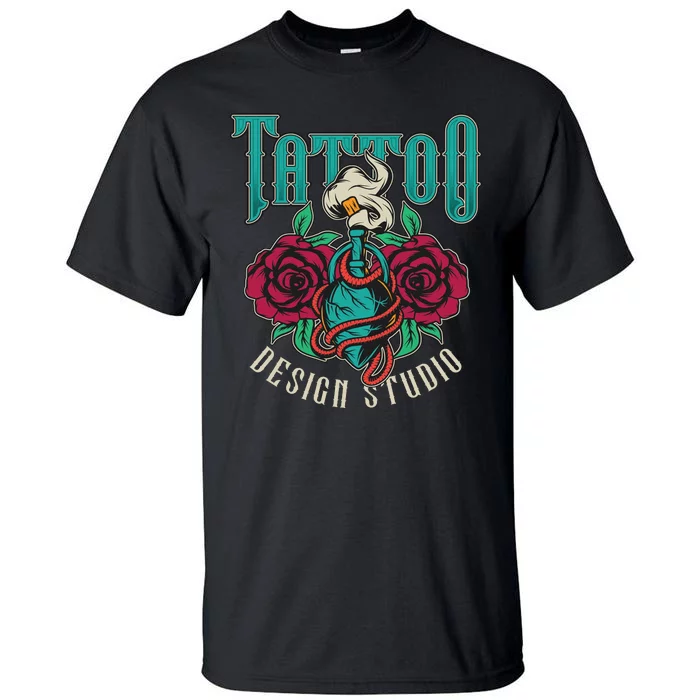 Tattoo Design Studio Tall T-Shirt