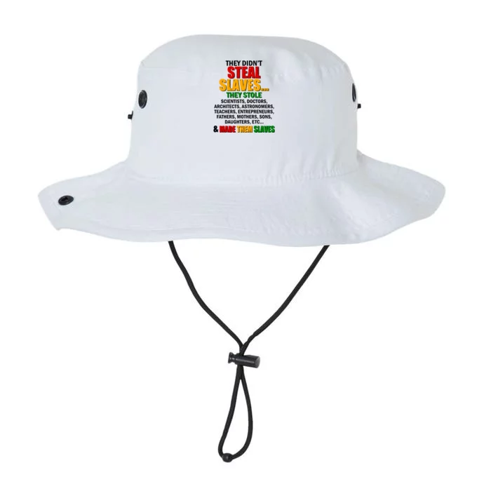 They Didnt Steal Slaves Black History Month Legacy Cool Fit Booney Bucket Hat