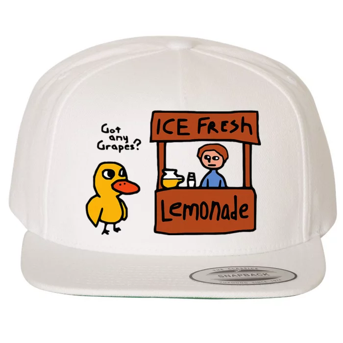 The Duck Song Got Any Grapes Wool Snapback Cap