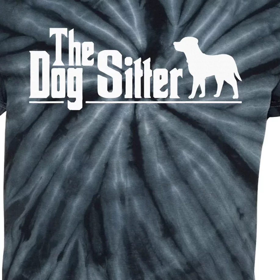 The Dog Sitter Dog Sitter Animal Pet Caretaker Kids Tie-Dye T-Shirt