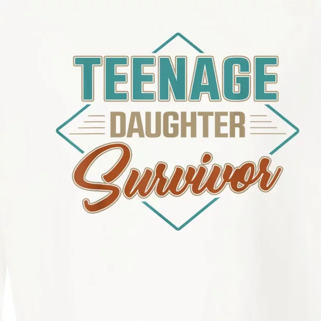 Teenage Daughter Survivor Cropped Pullover Crew