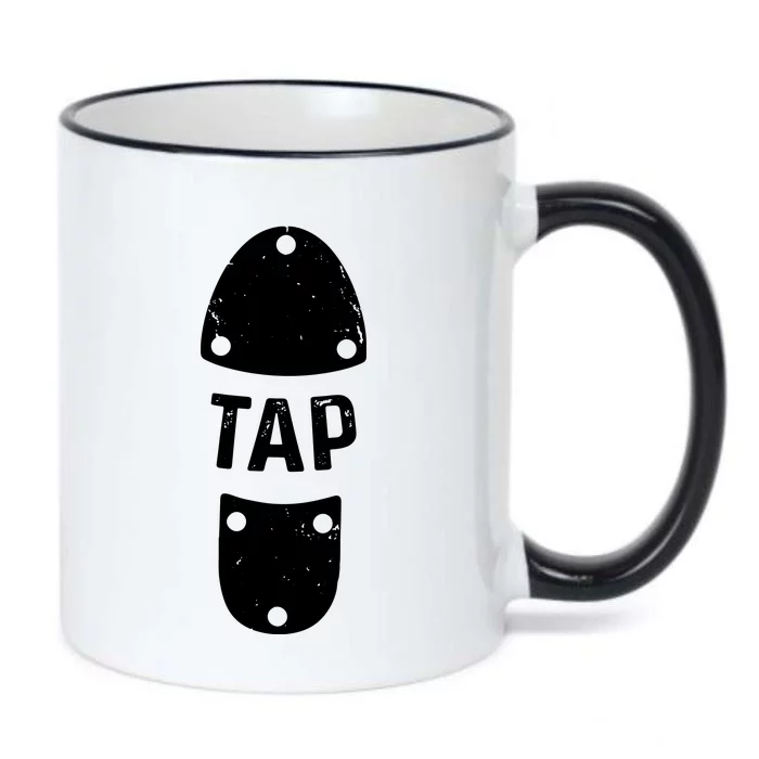 Tap Dancer Shoe Tap Dance Black Color Changing Mug