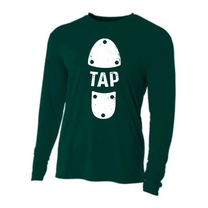 Tap Dancer Shoe Tap Dance Cooling Performance Long Sleeve Crew