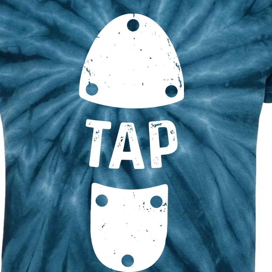 Tap Dancer Shoe Tap Dance Kids Tie-Dye T-Shirt