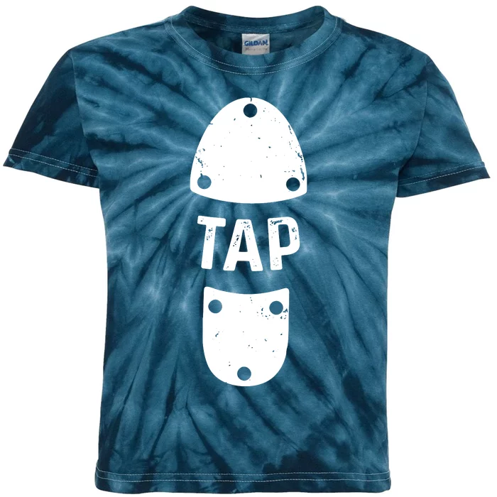 Tap Dancer Shoe Tap Dance Kids Tie-Dye T-Shirt