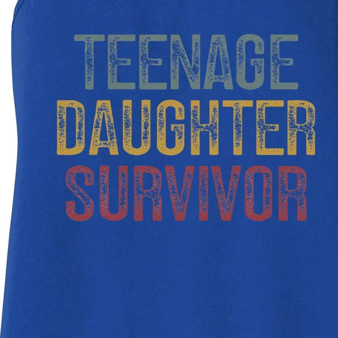 Teenage Daughter Survivor Women's Racerback Tank