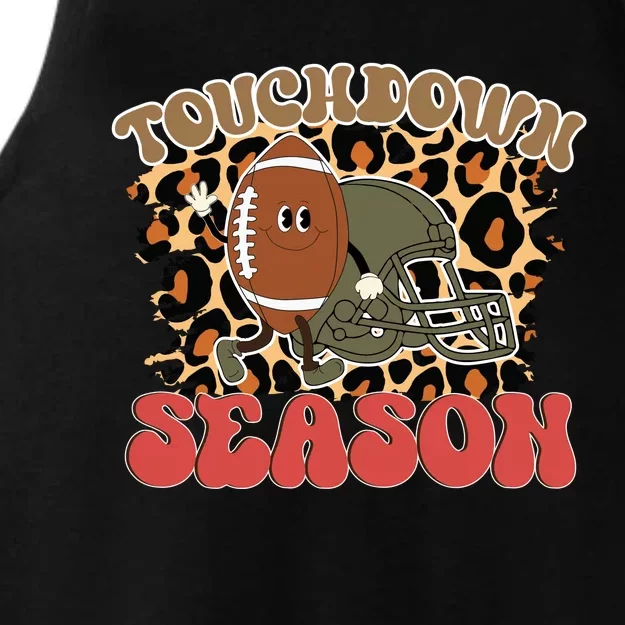 Touch Down Season Ladies Tri-Blend Wicking Tank