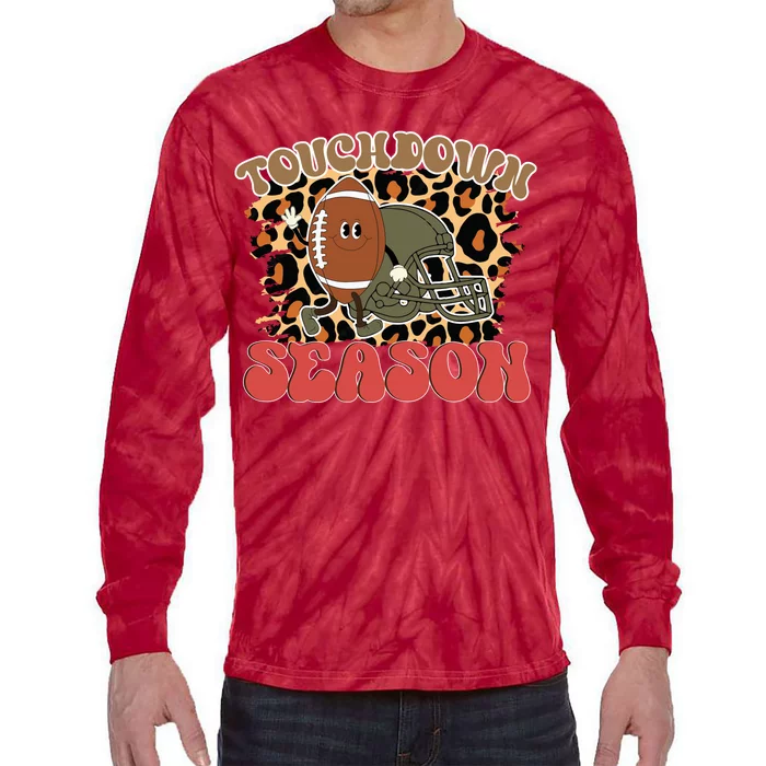 Touch Down Season Tie-Dye Long Sleeve Shirt