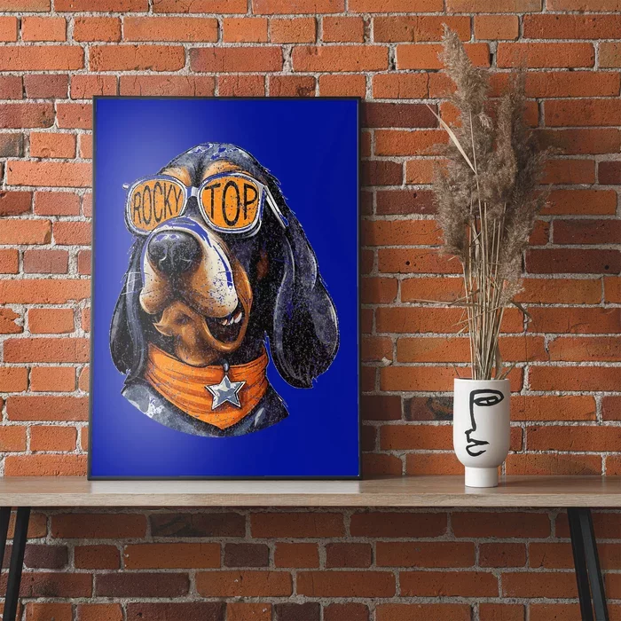 Tennessee Dog Sport Lovers Coonhound Fan Rocky Top Tn Poster