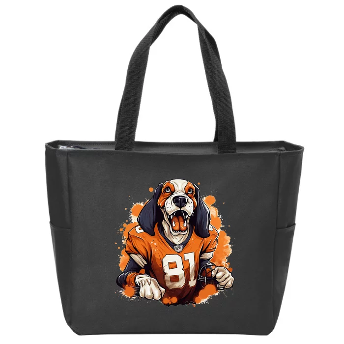 Tennessee Dog Sport Lovers Tennessee Tri Stars Zip Tote Bag