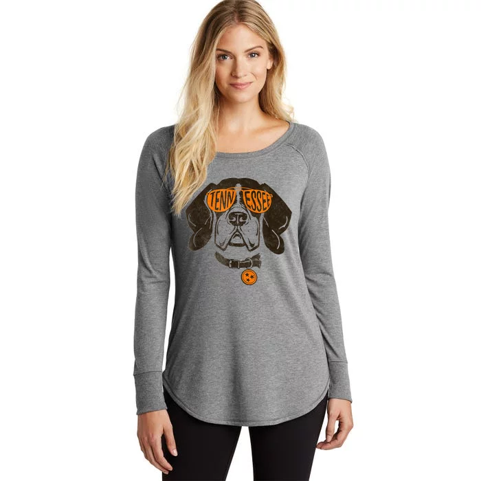 Tennessee Dog Sport Lovers | Tennessee Tri Stars Flag Women's Perfect Tri Tunic Long Sleeve Shirt