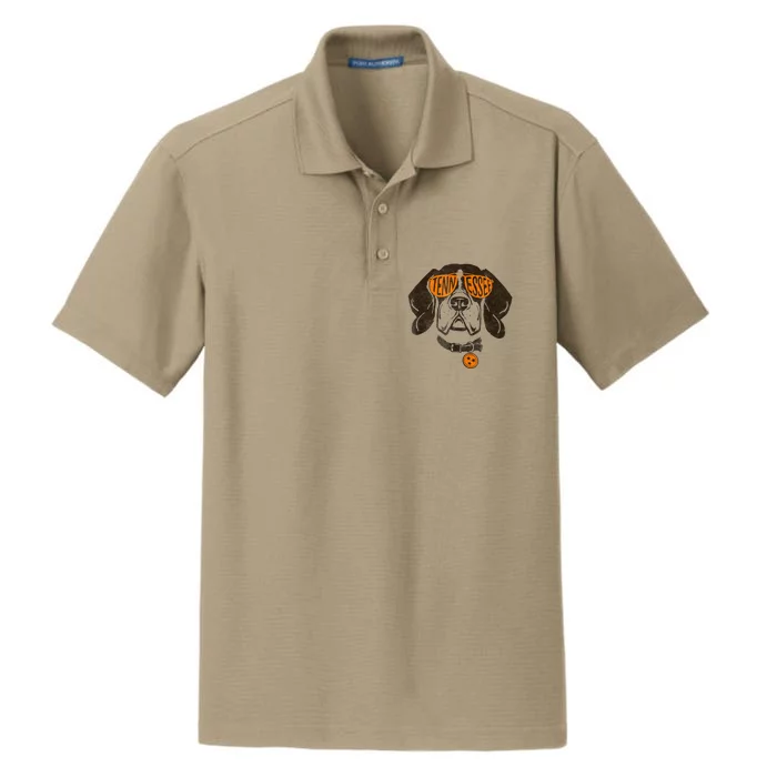 Tennessee Dog Sport Lovers | Tennessee Tri Stars Flag Dry Zone Grid Performance Polo