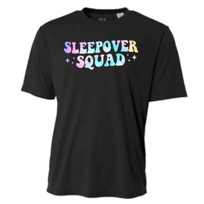 Tie Dye Sleepover Squad Pajama Party Slumber Party Cooling Performance Crew T-Shirt