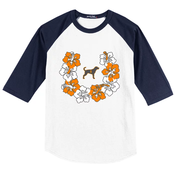 Tennessee Dog Sport Lovers Coonhound Fan Hawaii Lei Baseball Sleeve Shirt