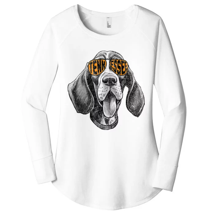 Tennessee Dog Sport Lovers Tennessee Coonhound Fan Women's Perfect Tri Tunic Long Sleeve Shirt