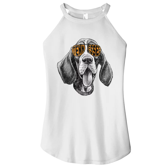 Tennessee Dog Sport Lovers Tennessee Coonhound Fan Women’s Perfect Tri Rocker Tank