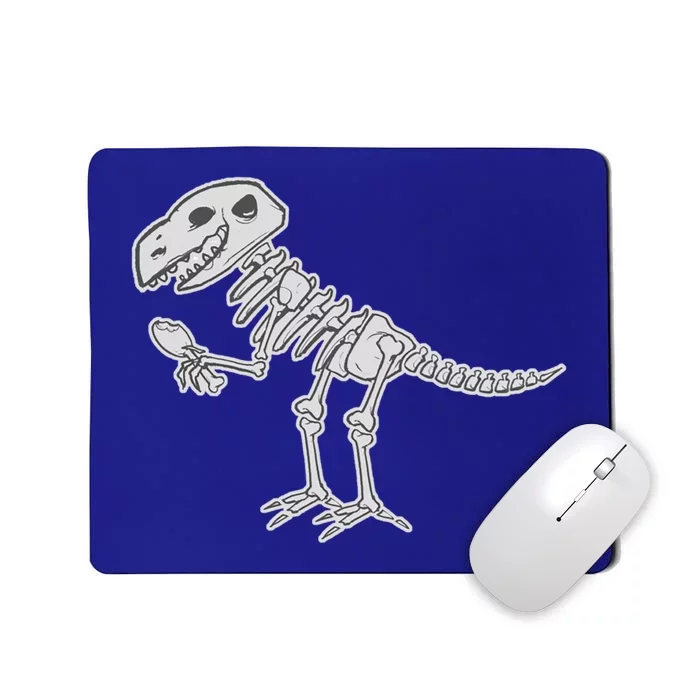 TRex Dinosaur Skeleton Gift Mousepad