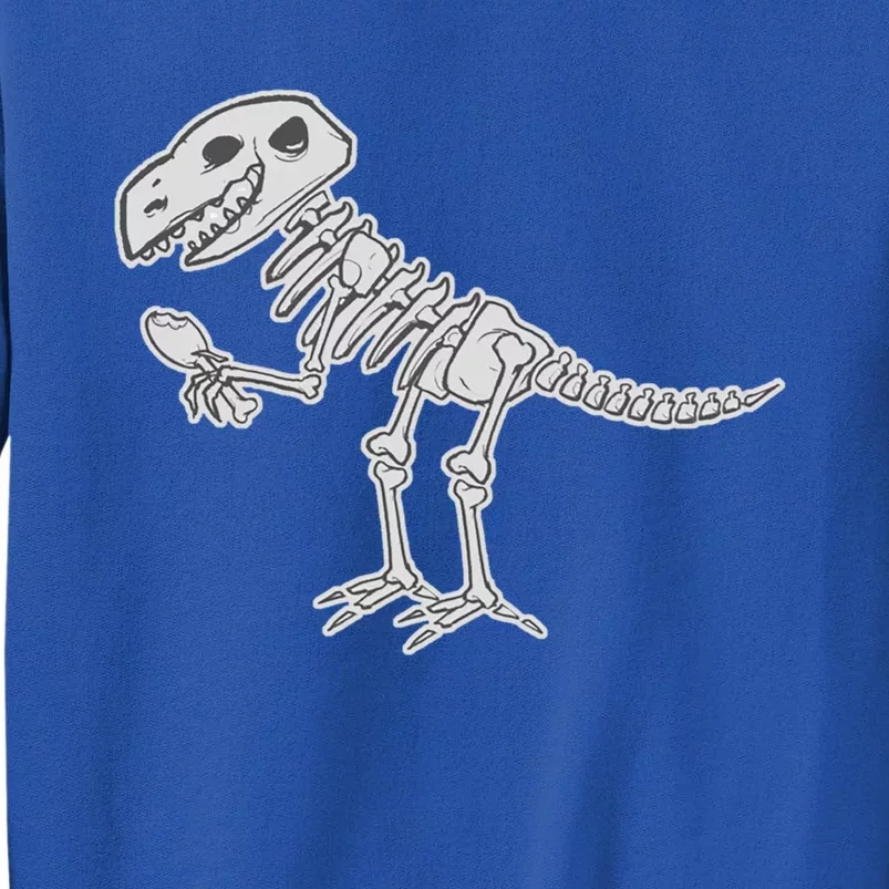 TRex Dinosaur Skeleton Gift Tall Sweatshirt