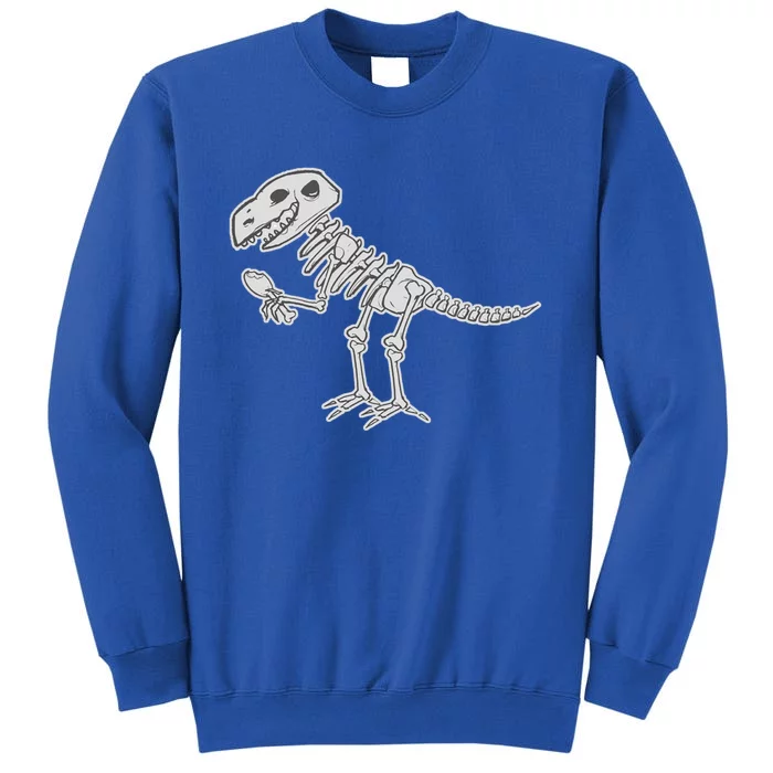 TRex Dinosaur Skeleton Gift Tall Sweatshirt