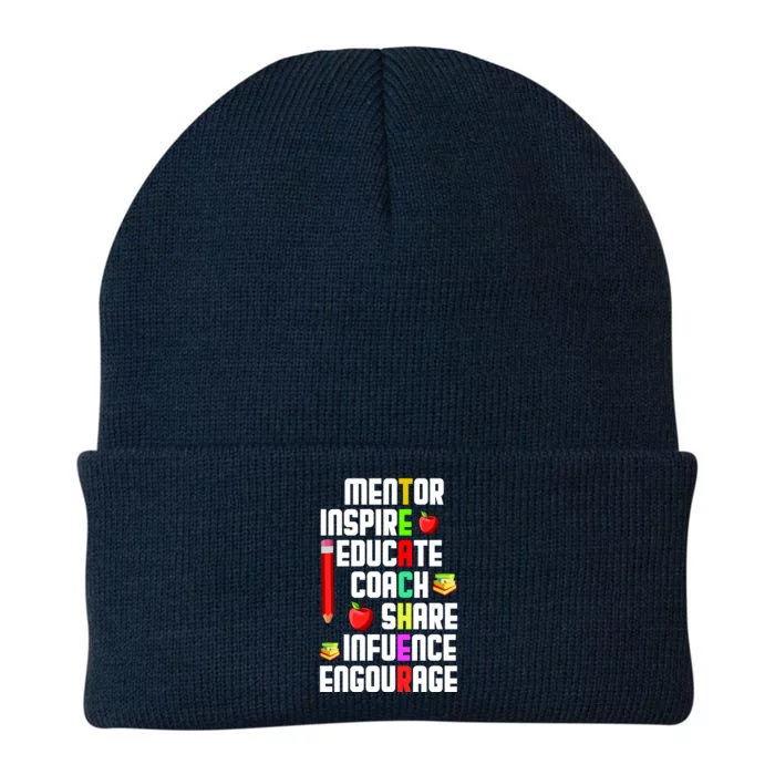 Teachers Day Sayings Knit Cap Winter Beanie