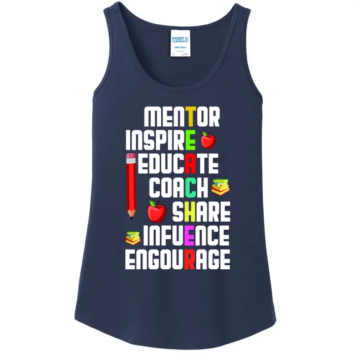 Teachers Day Sayings Ladies Essential Tank