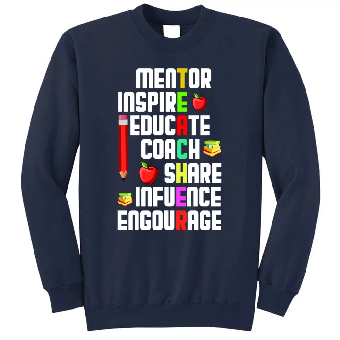 Teachers Day Sayings Tall Sweatshirt