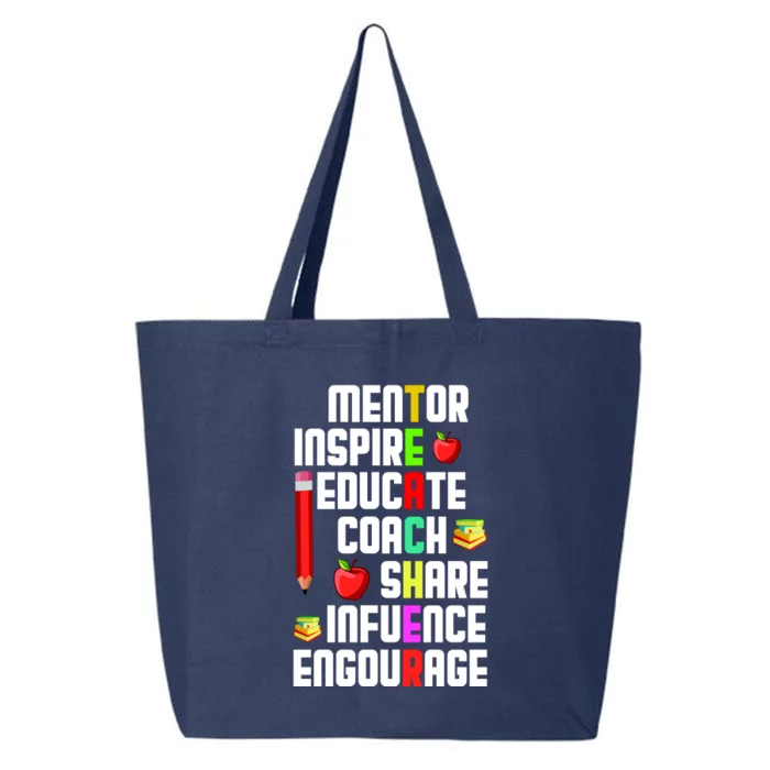 Teachers Day Sayings 25L Jumbo Tote