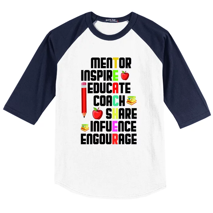 Teachers Day Sayings Baseball Sleeve Shirt