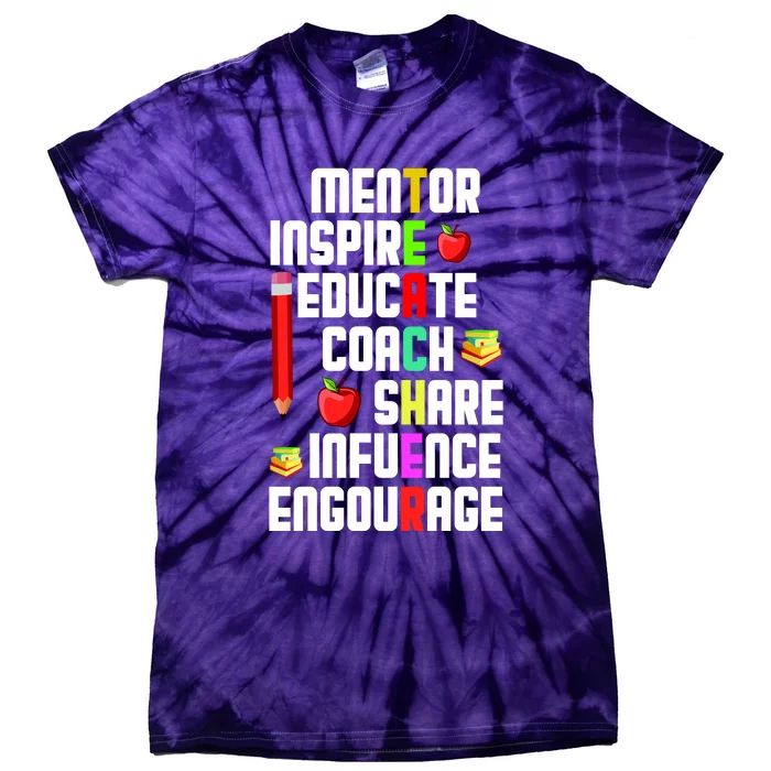 Teachers Day Sayings Tie-Dye T-Shirt