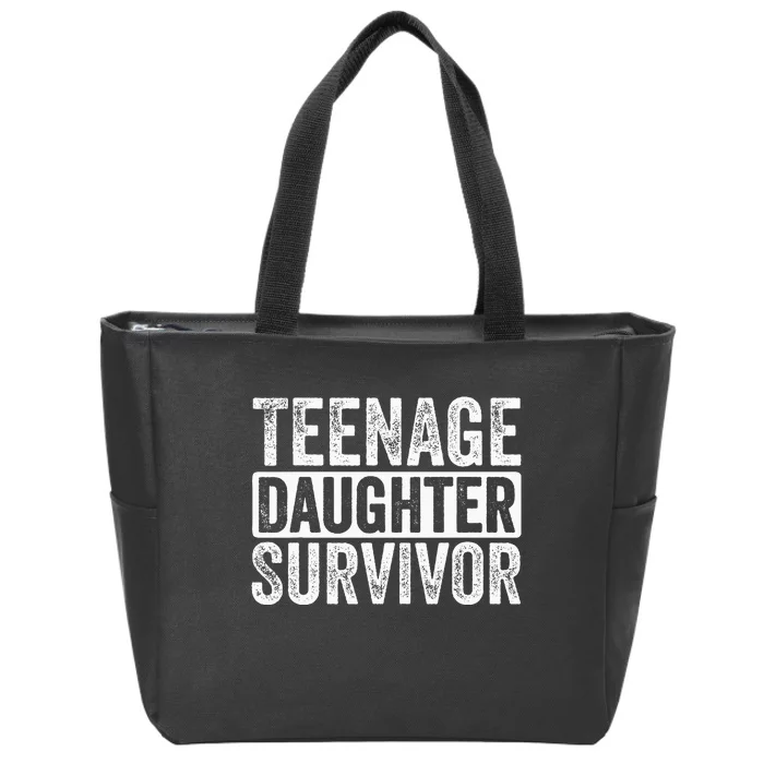 Teenage Daughter Survivor Zip Tote Bag