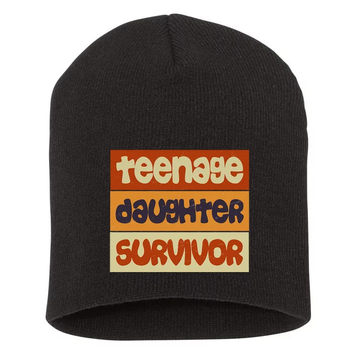 Teenage Daughter Survivor Popular Parenting Short Acrylic Beanie