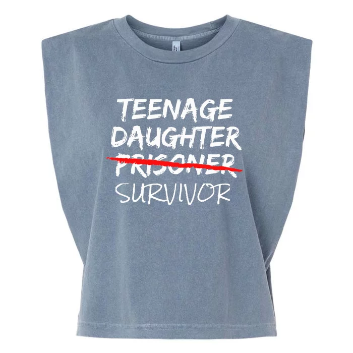 Teenage Daughter Survivor Garment-Dyed Women's Muscle Tee