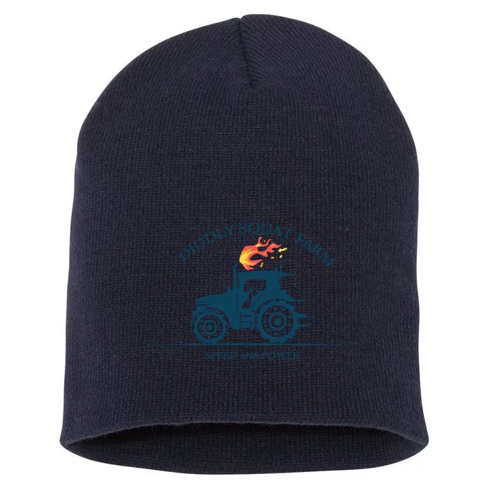 Tractor Diddly Squat Farm Speed And Power Short Acrylic Beanie