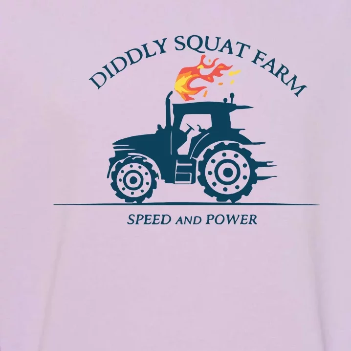 Tractor Diddly Squat Farm Speed And Power Garment-Dyed Sweatshirt